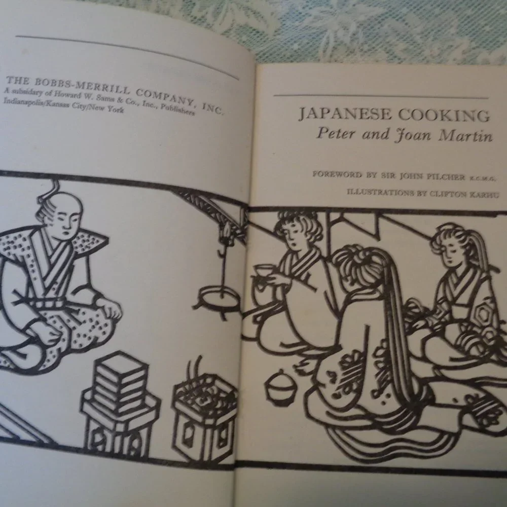 JAPANESE COOKING BOOK BY PETER & JOAN MARTIN 1970